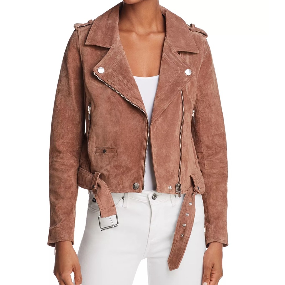 Blank NYC Suede Moto Jacket
